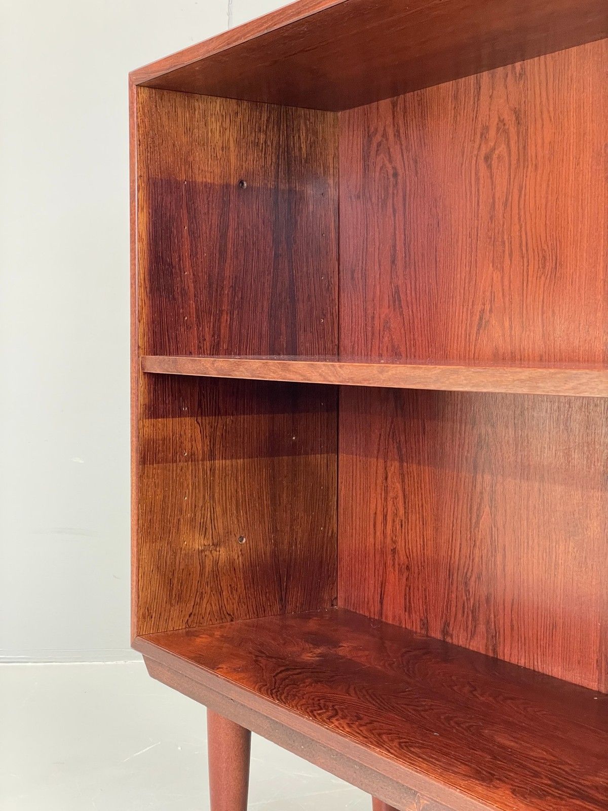 photo for sale Vintage Danish 1960s Bookcase By Hjornebo Darkwood Retro Shelving Eb12065