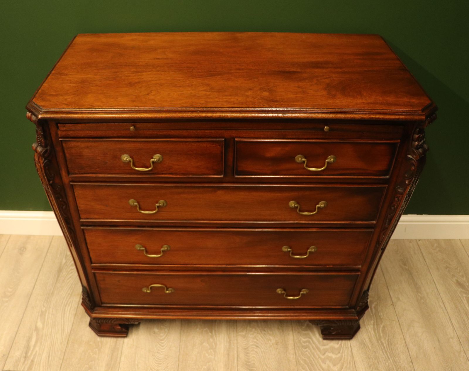 A Lovely Solid Mahogany Bachelors’ Chest. photo furniture