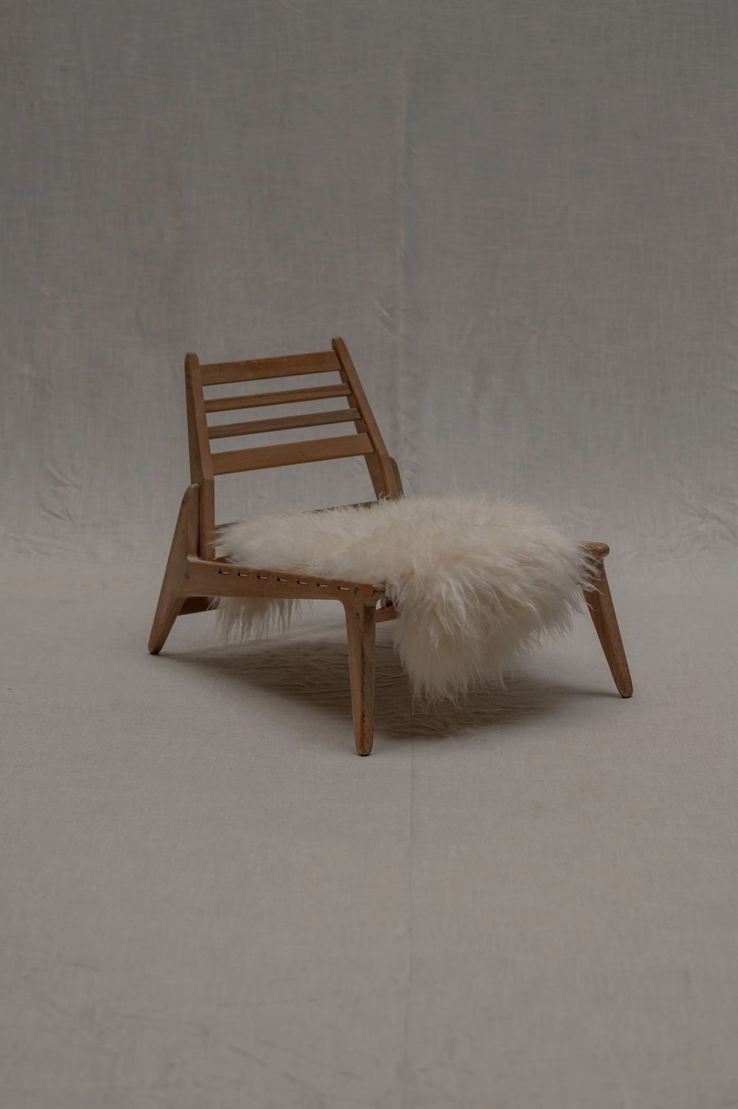 Vintage ‘Hunting’ Lounge Chair By Veb Deutsche Werkstätten Hellerau, Circa 1950s photo for sale