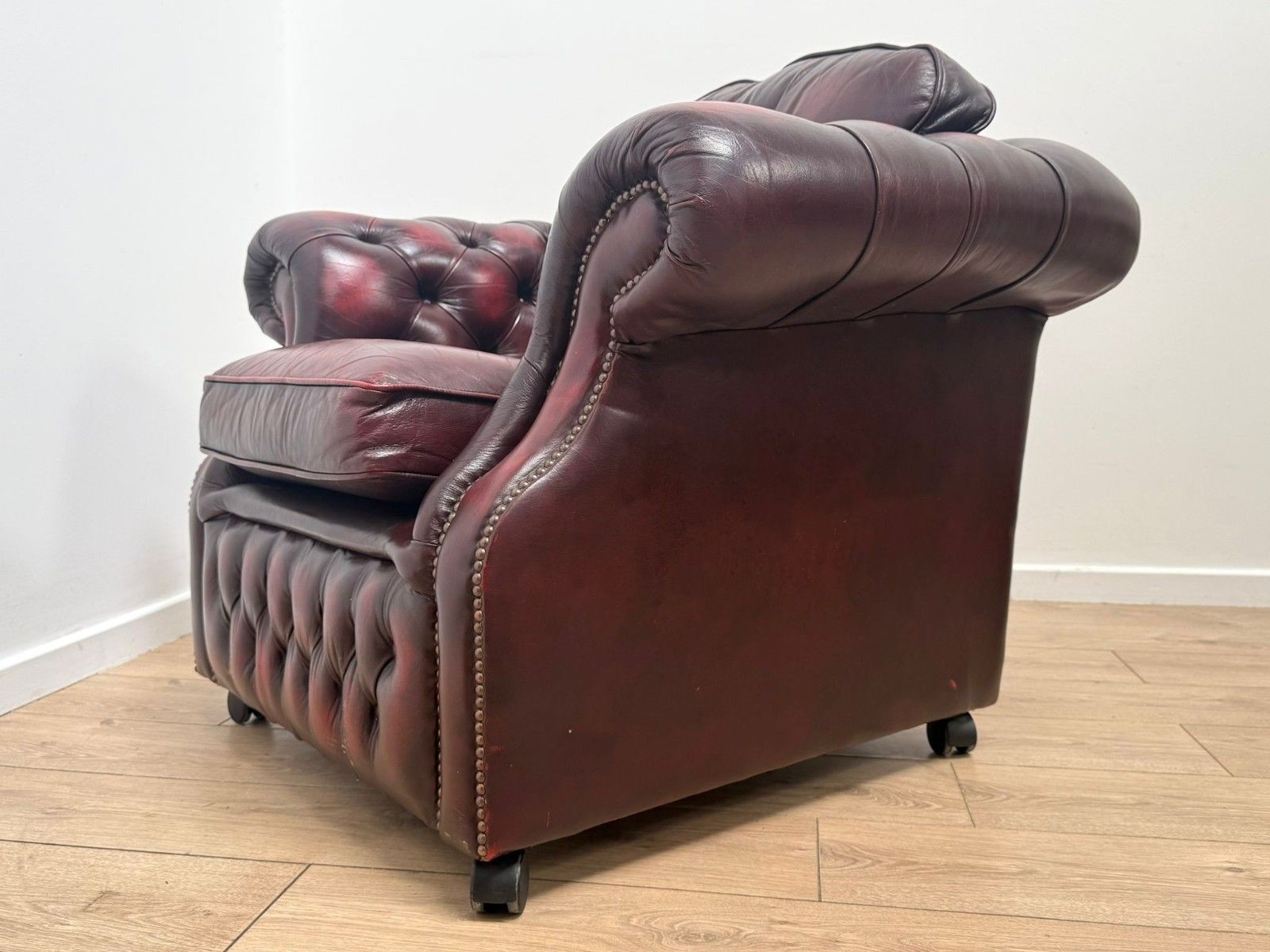 Vintage Comfy Warwick Chesterfield Club Chair Delivery Available 0332. photo furniture