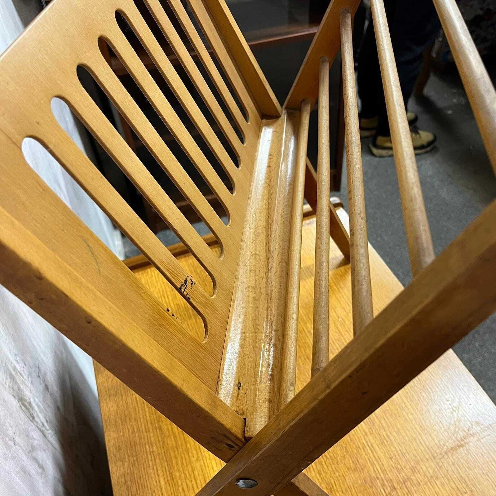 Mid Century Magazine Rack Cees Braakman For Pasloe 1950s/60s Folding Rack photo Home Decor