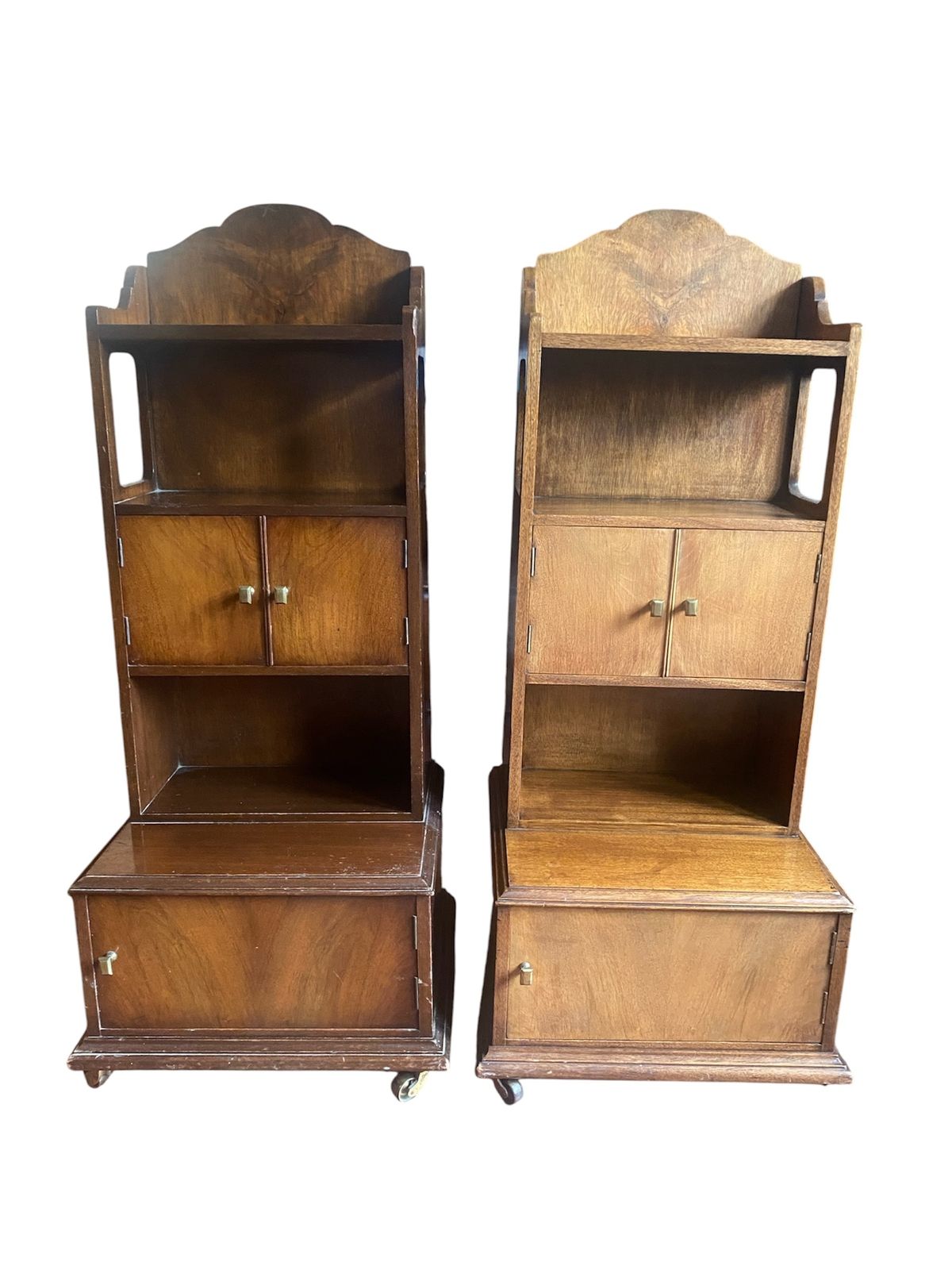 Rare Antique Waring & Gillow Bedside Cabinets