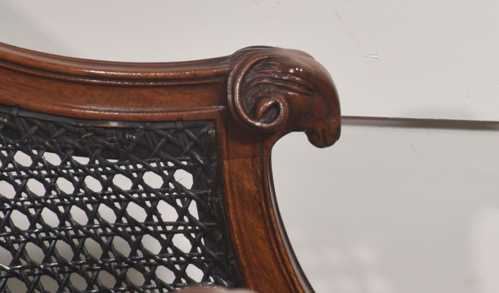Pair Of Regency Style Mahogany Bergère Armchairs photo vinterior