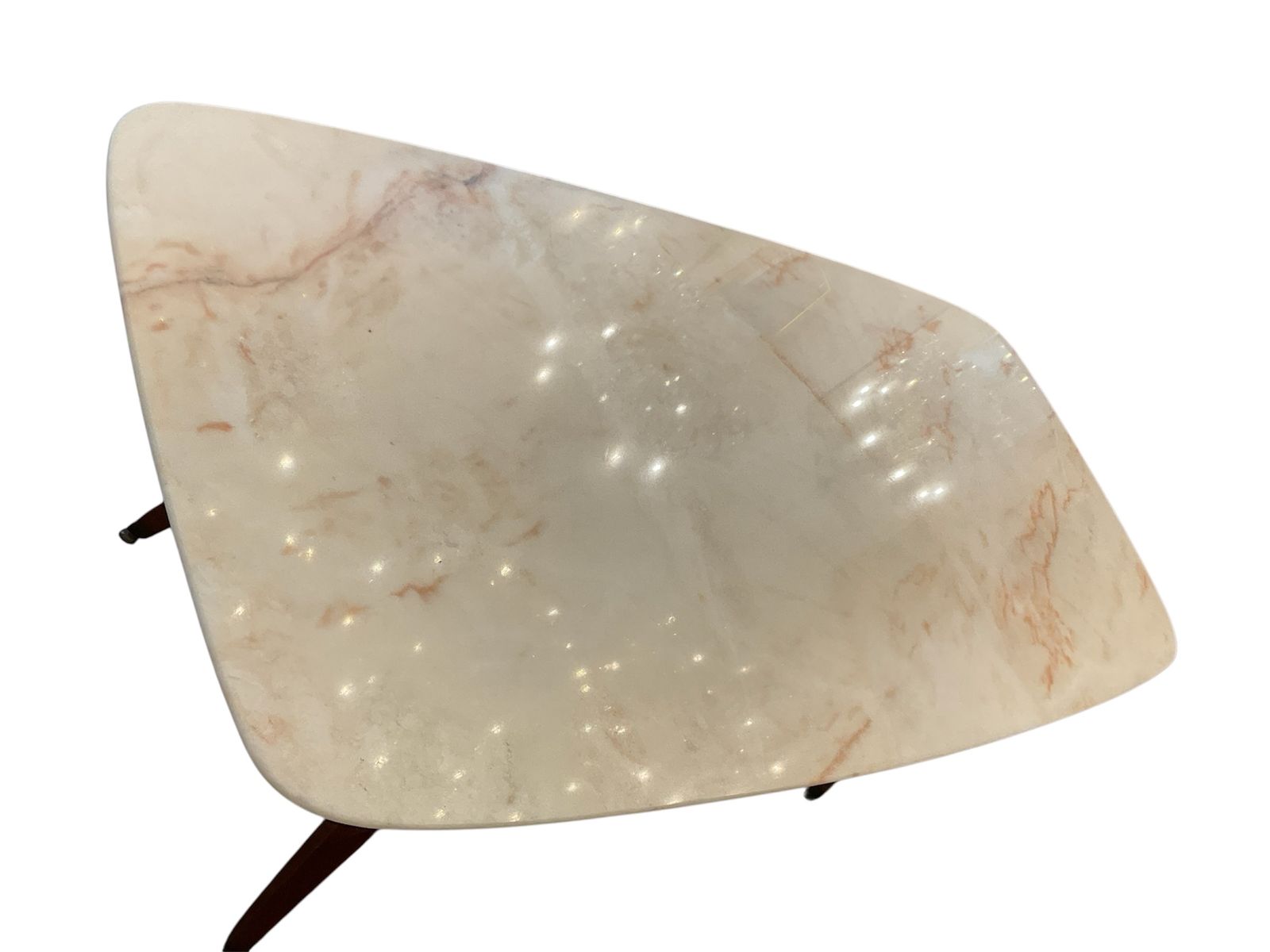 Italian 1950's Onyx Top Dining Table By Ico Parisi photo for sale