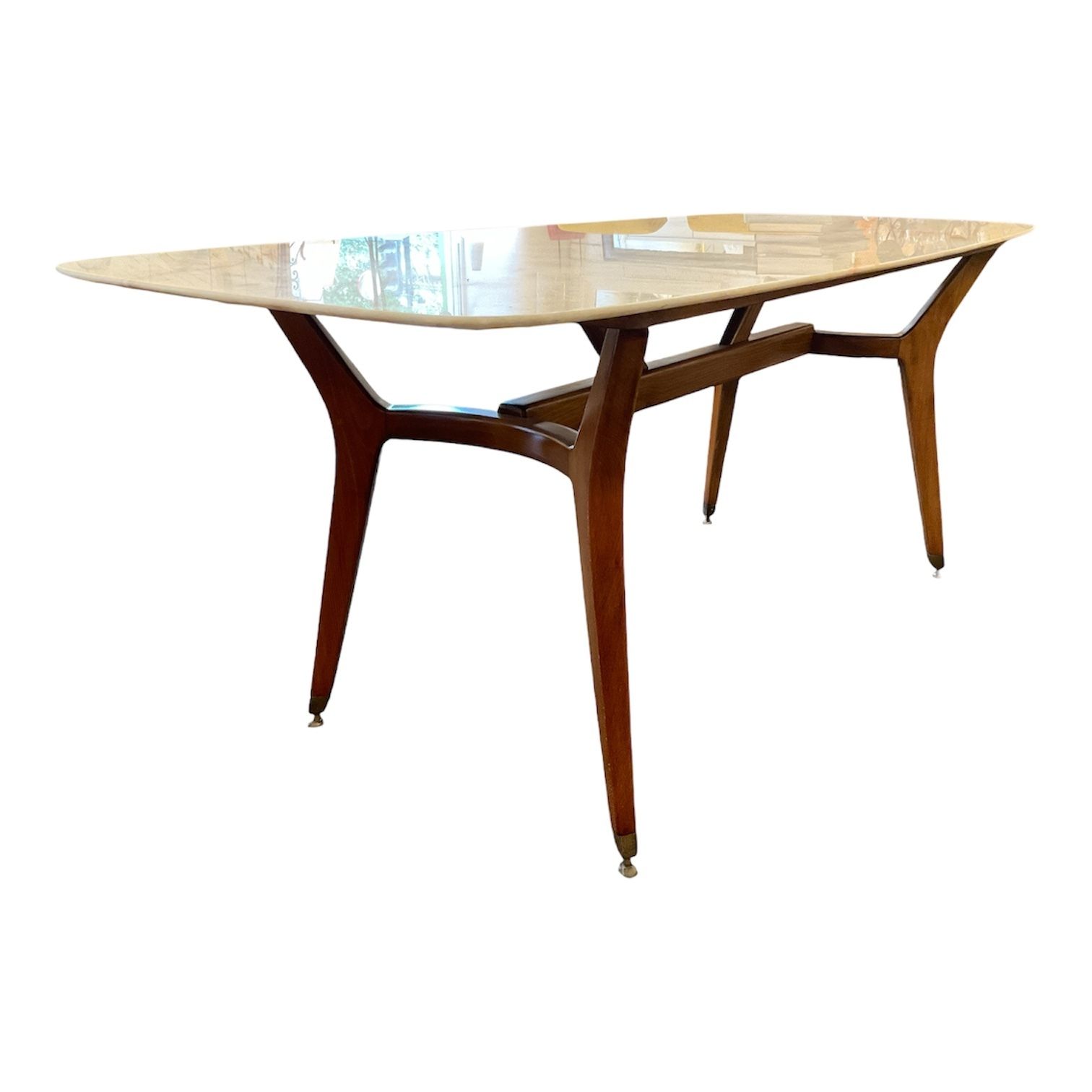 Italian 1950's Onyx Top Dining Table By Ico Parisi photo 5500.0