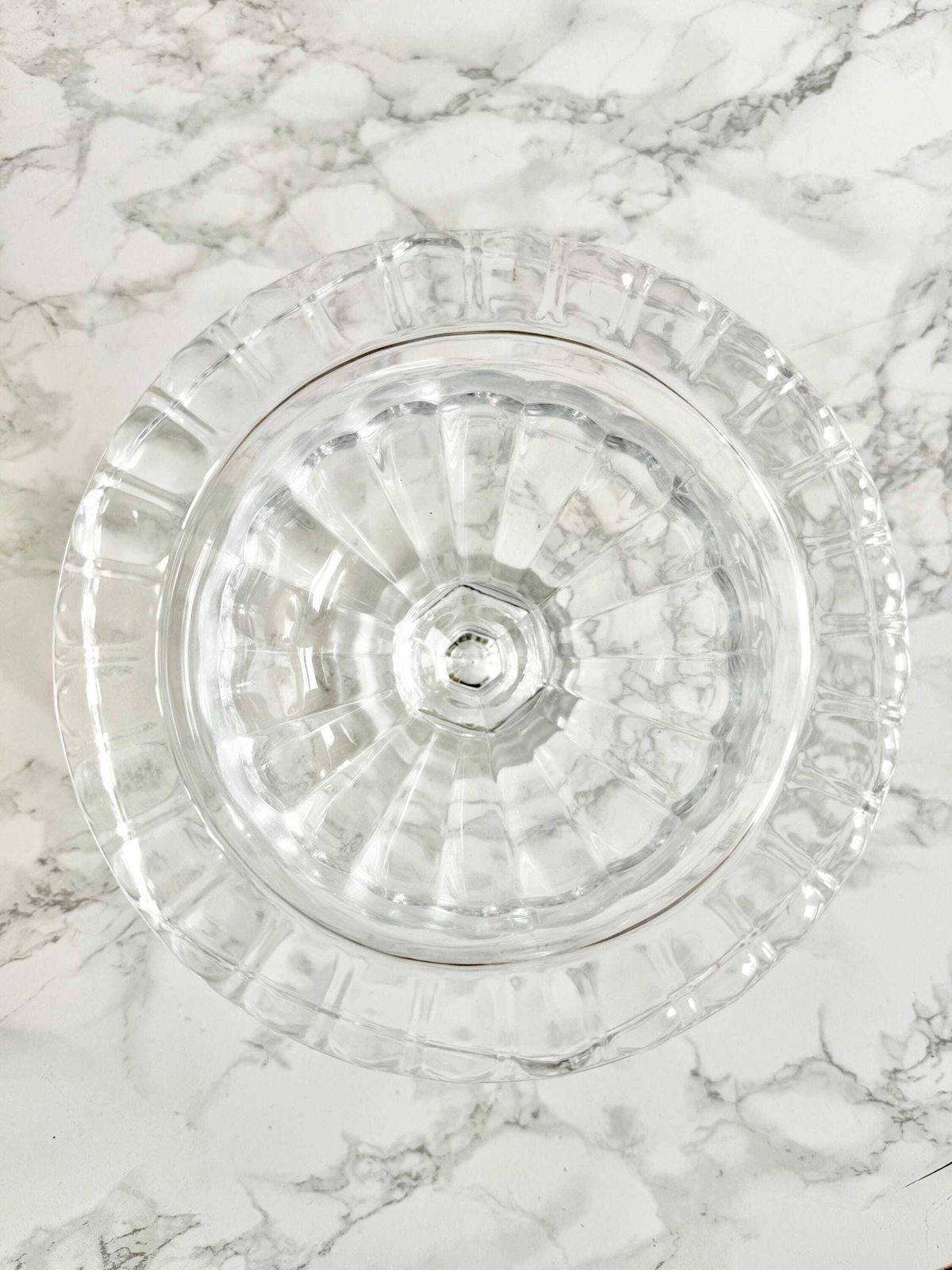 Grand Tour Style Heavy Moulded Lead Crystal Medici Footed Vase Mantel Piece Decor Table Top Dining Table Center Piece Planter Small photo buy