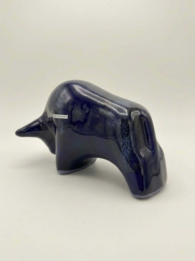 Otto Keramik Classic Ceramic Bull West German Pottery Fat Lava photo vintage