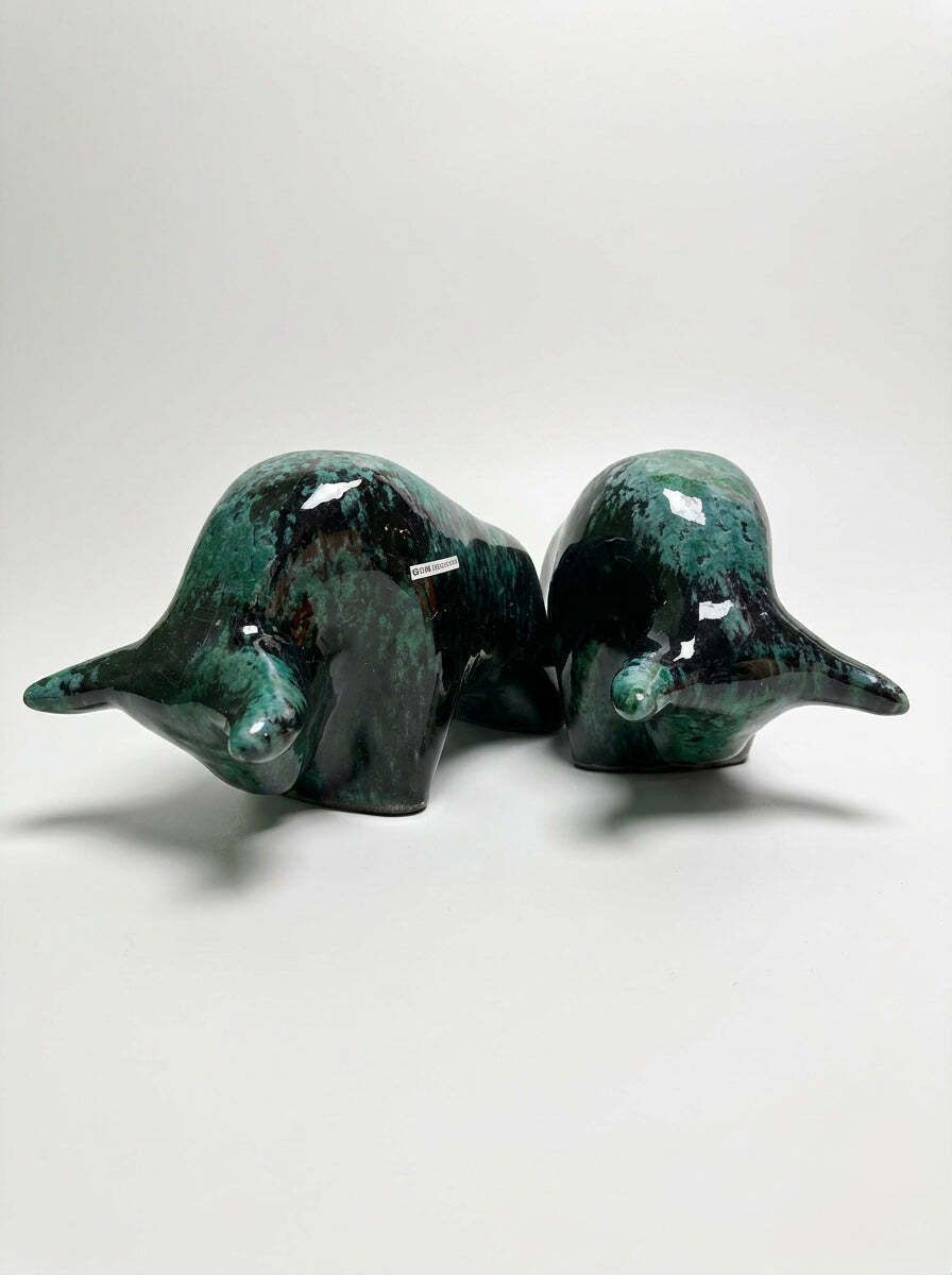 photo for sale Otto Keramik Classic Ceramic Bull West German Pottery Fat Lava