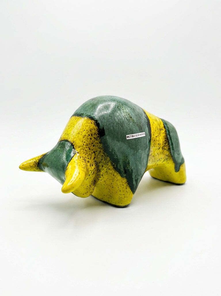 Otto Keramik Classic Ceramic Bull West German Pottery Fat Lava photo furniture