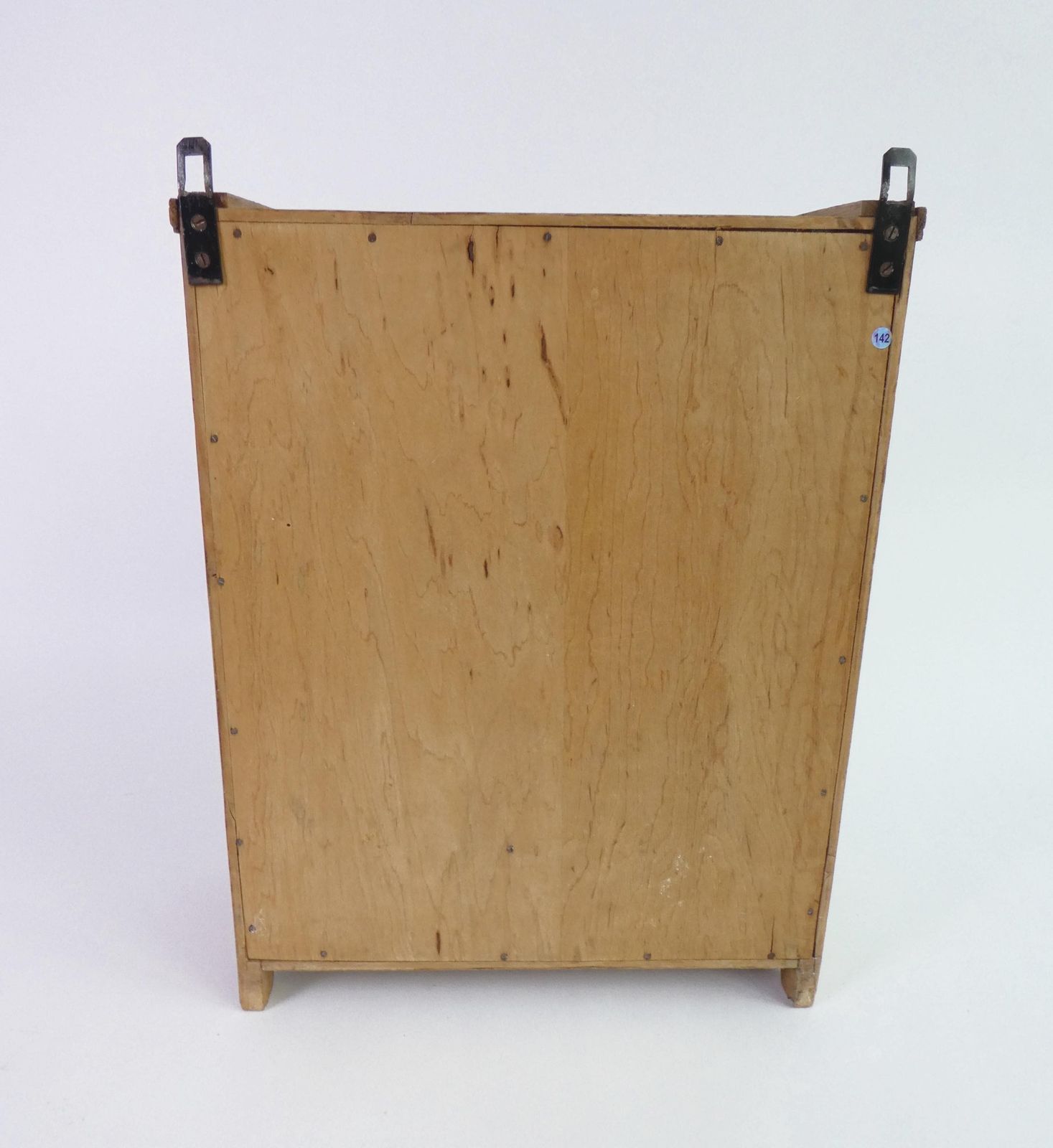 Antique Light Oak Art Deco Medicine Cabinet, Small Apothecary Chest With Carved Details photo buy