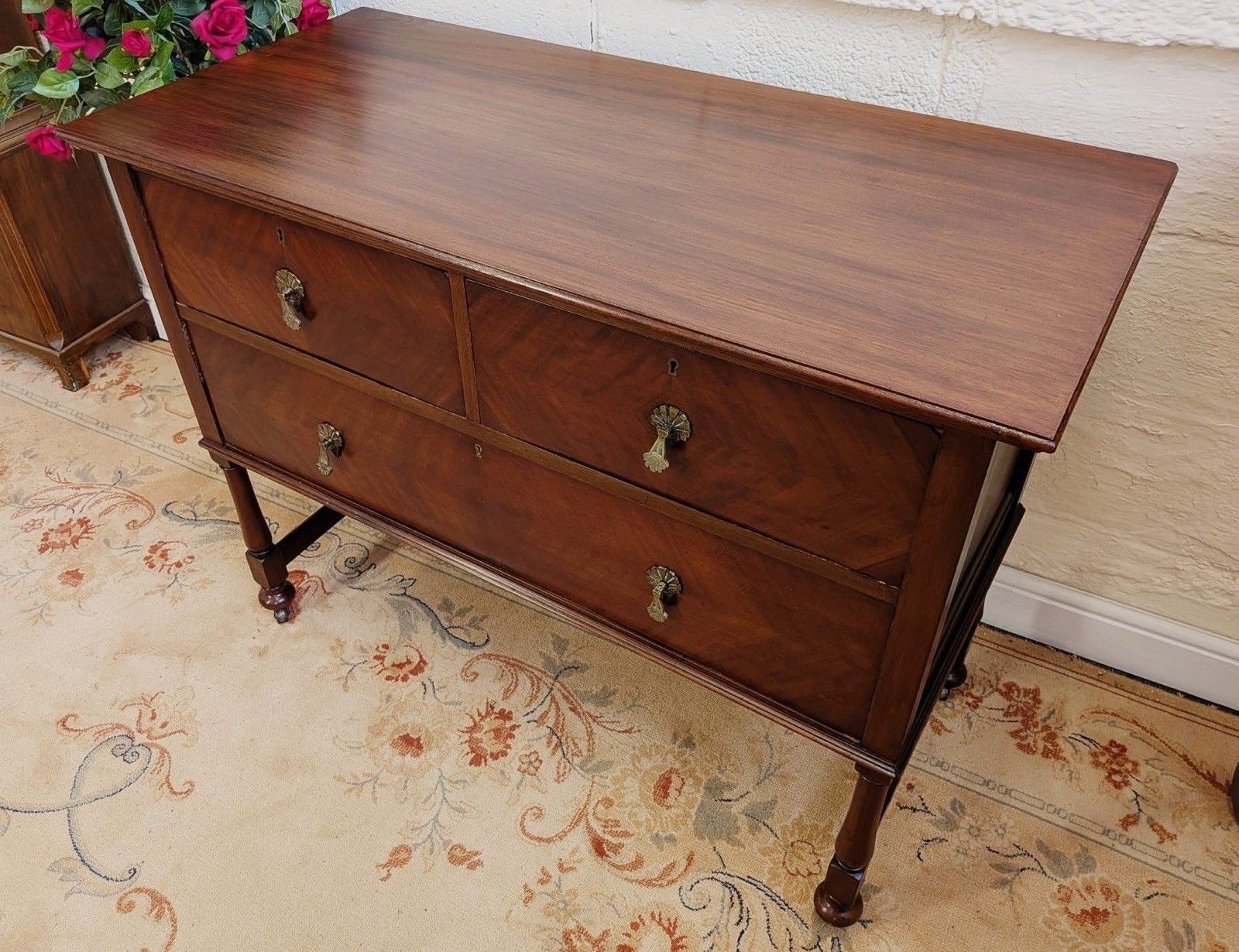 Early 20th Century Mahogany Chest Of Drawers photo furniture