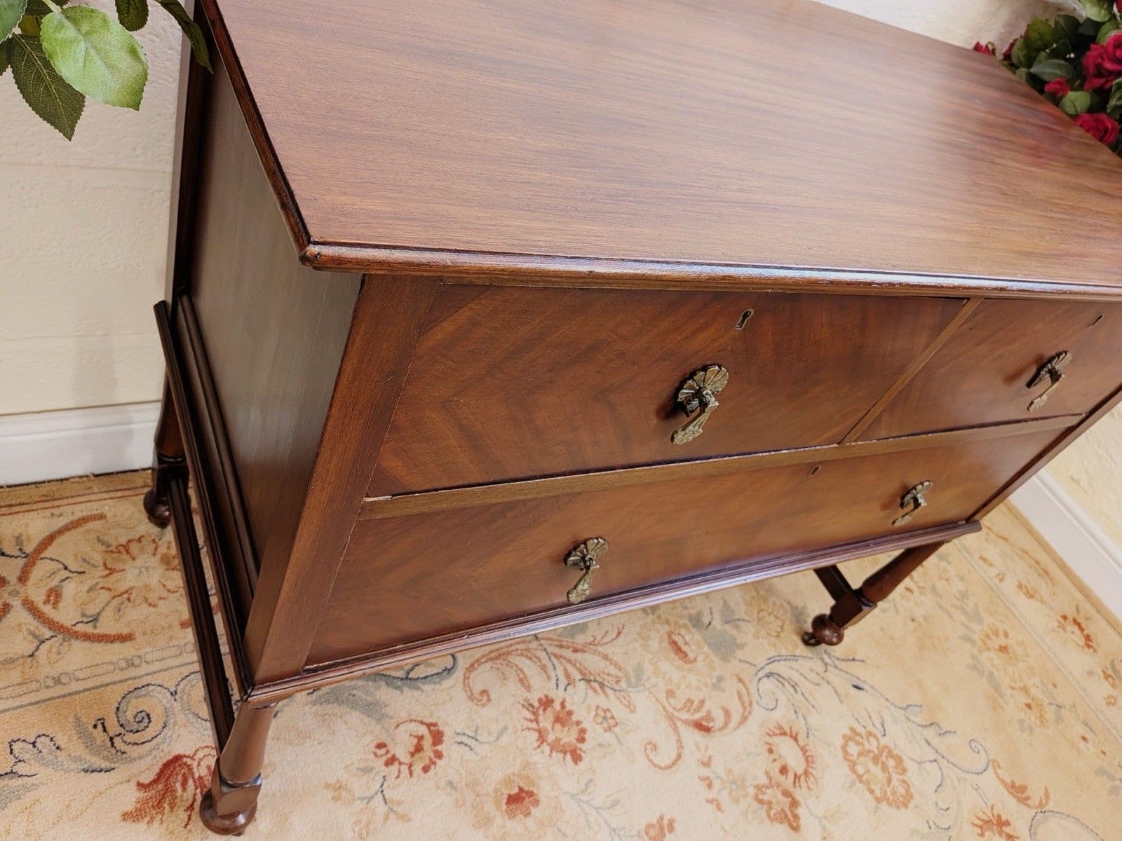 Early 20th Century Mahogany Chest Of Drawers photo Furniture