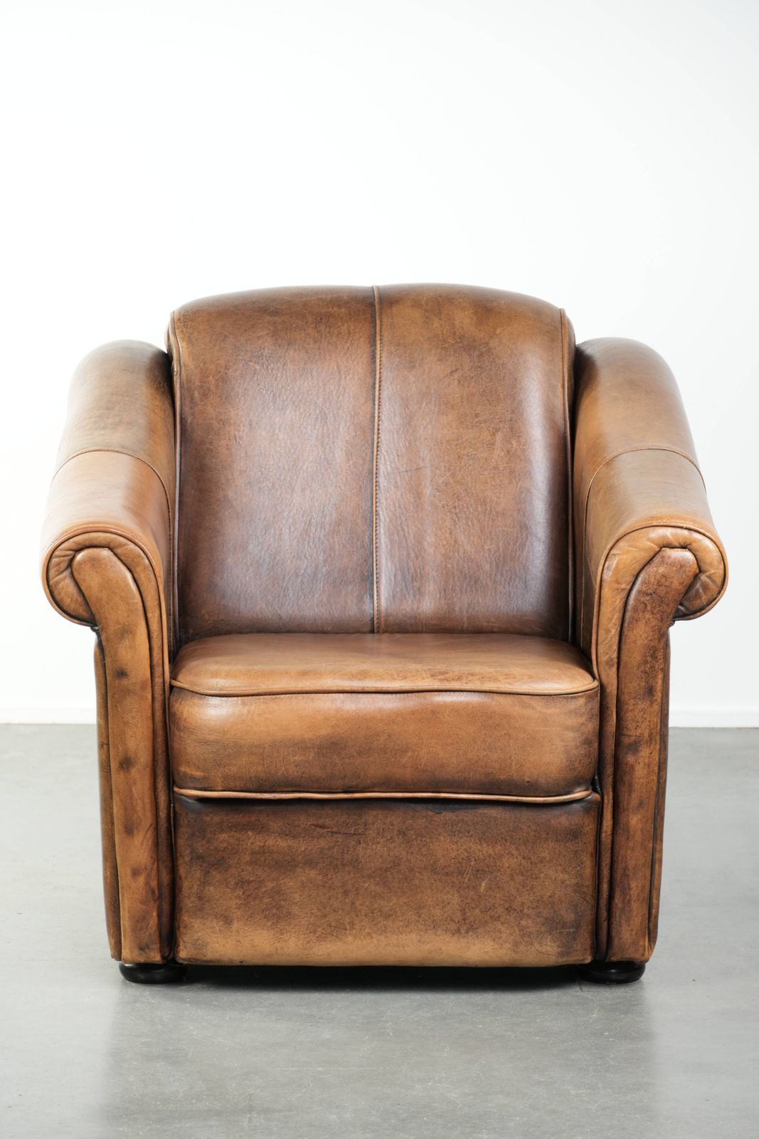 Beautifully Designed And Comfortable Sheepskin Armchair With A Timeless Look And A Finish With Matching Piping. photo furniture