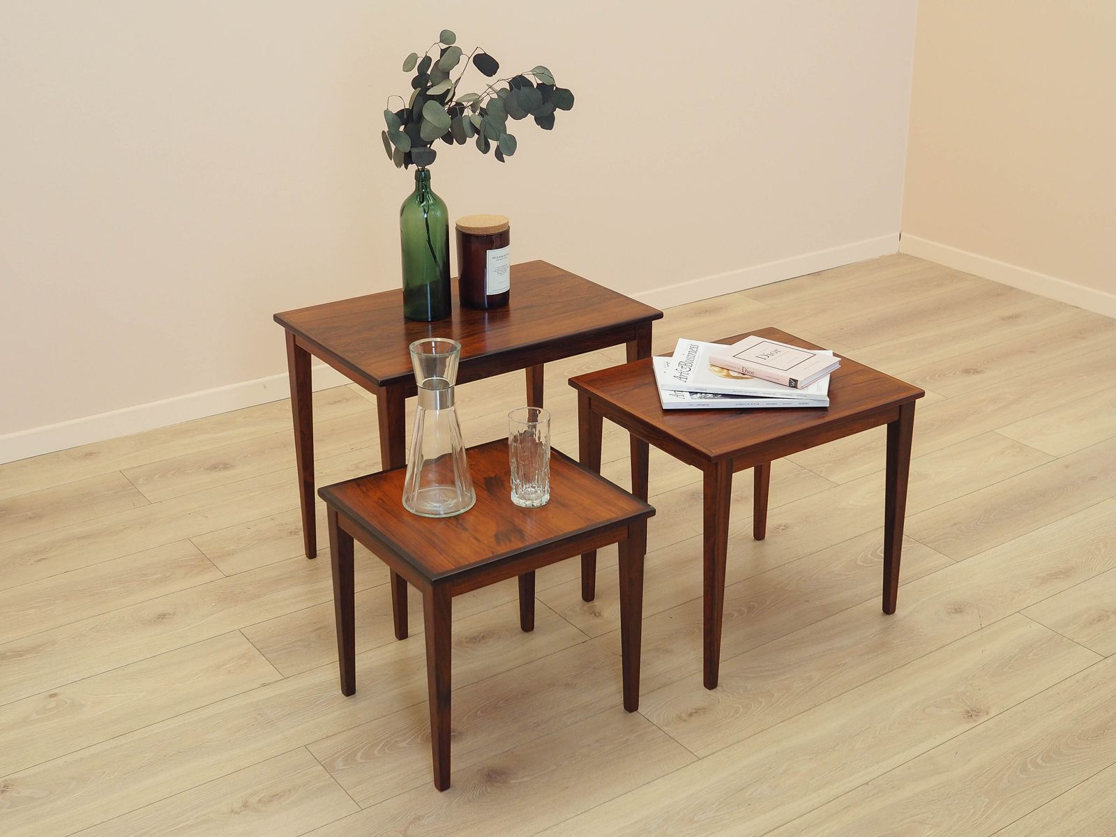 Set Of Three Coffee Tables, Danish Design, 1960s, Made In Denmark photo buy