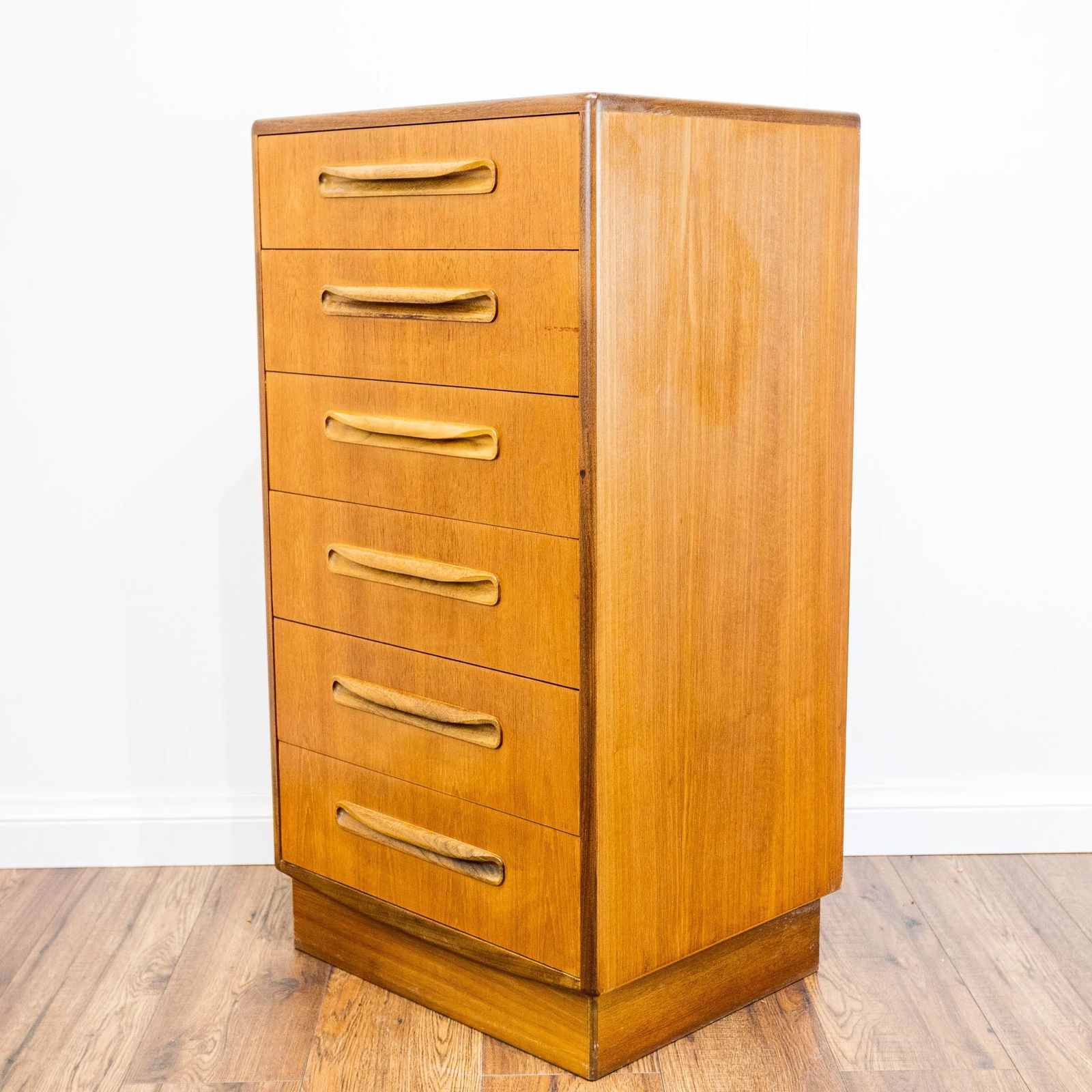 G Plan Fresco Teak 6 Drawer Tallboy By V.B. Wilkins photo for sale