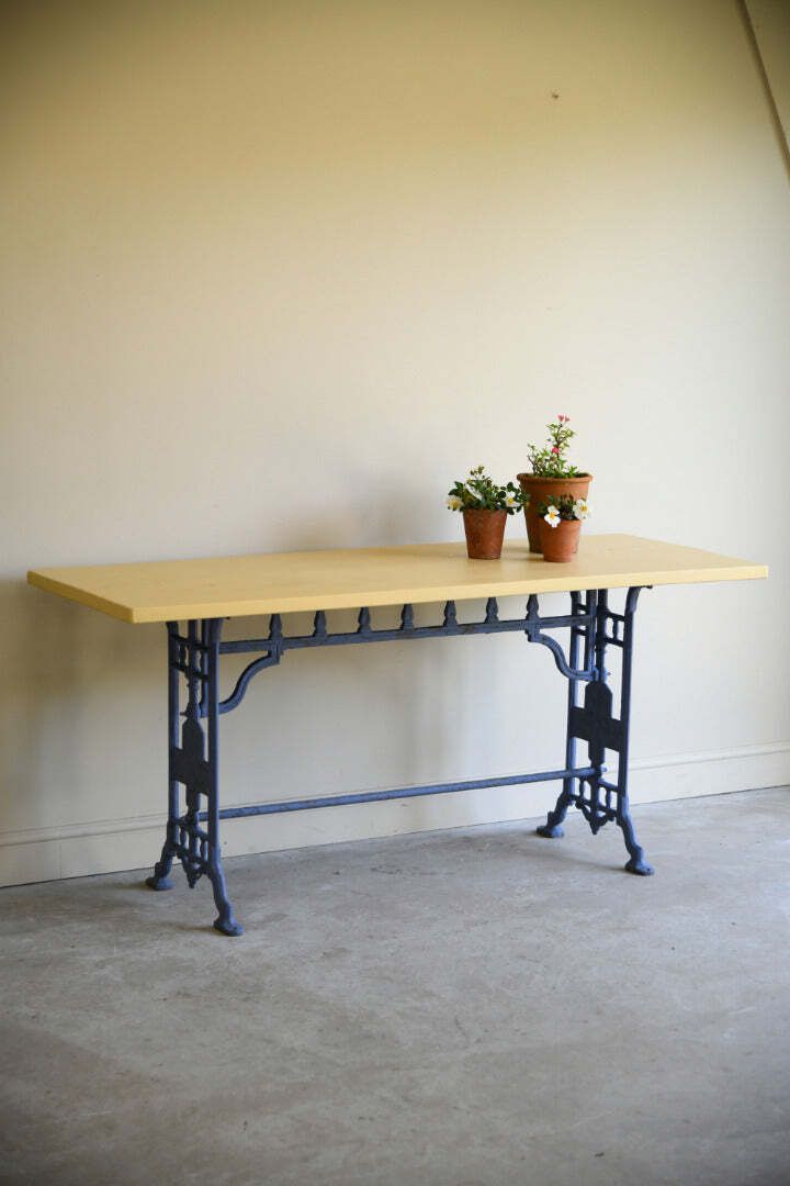 Painted Cast Iron Table photo furniture