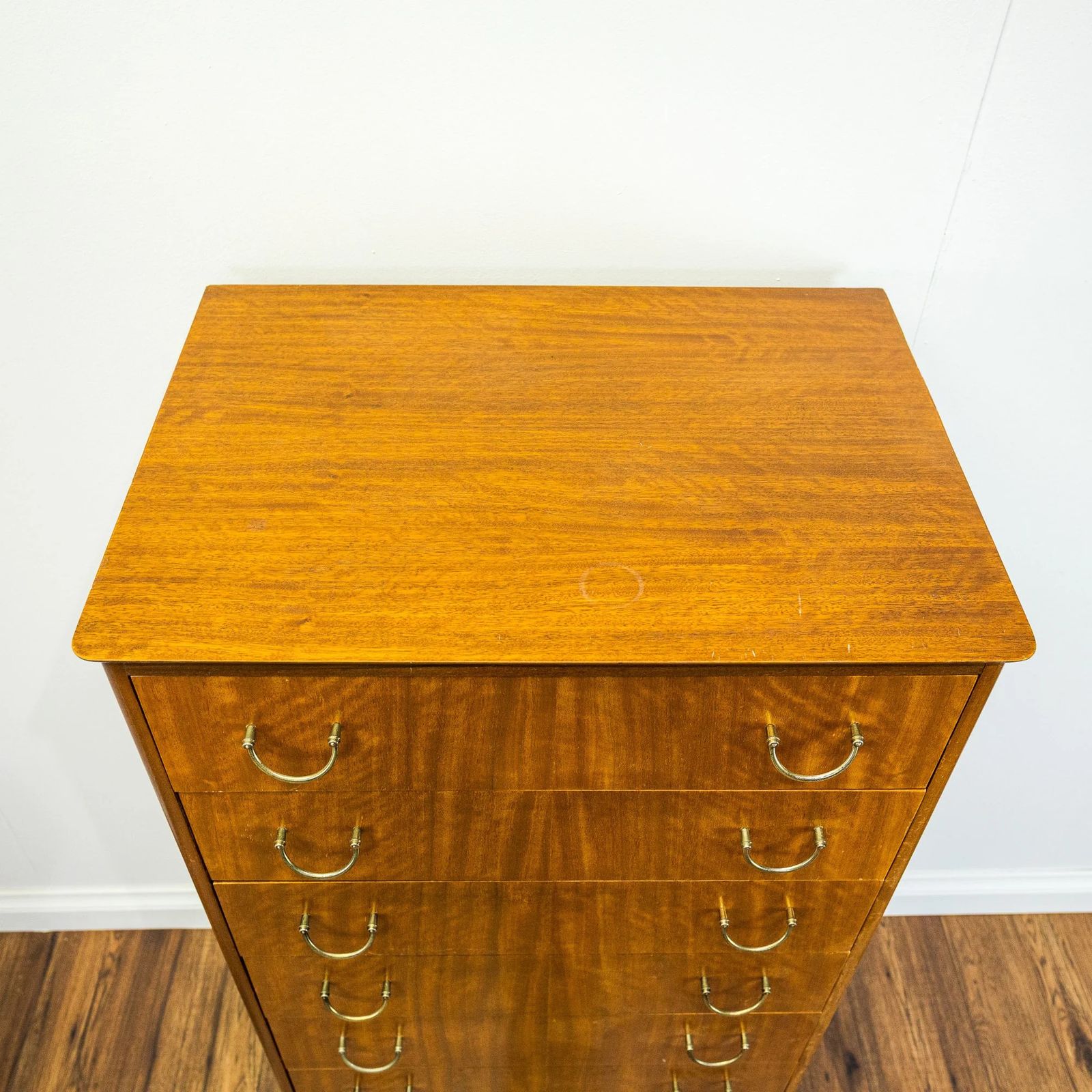 Mid Century Teak 7 Drawer Tallboy photo buy