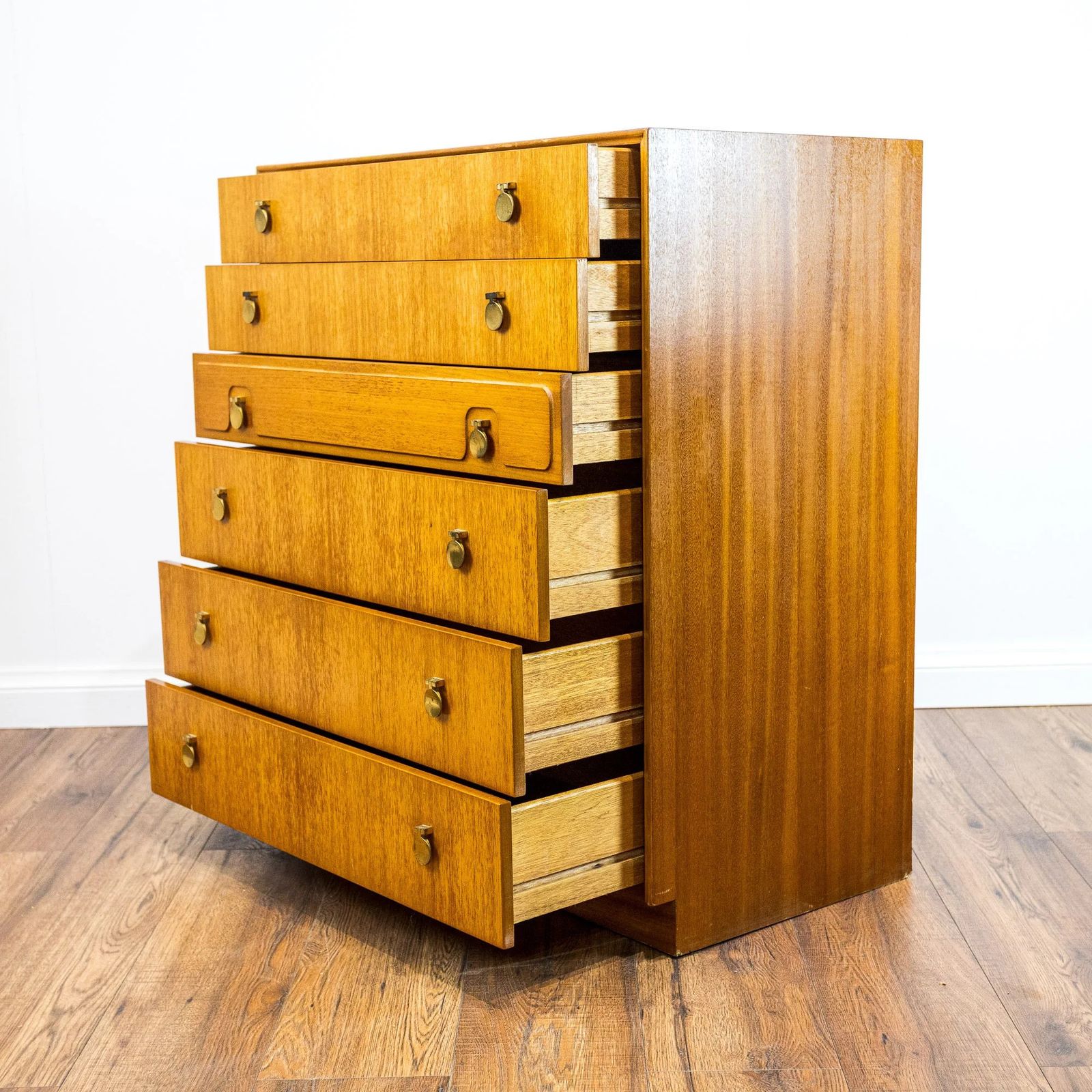 McIntosh Teak Chest Of 6 Drawers photo for sale
