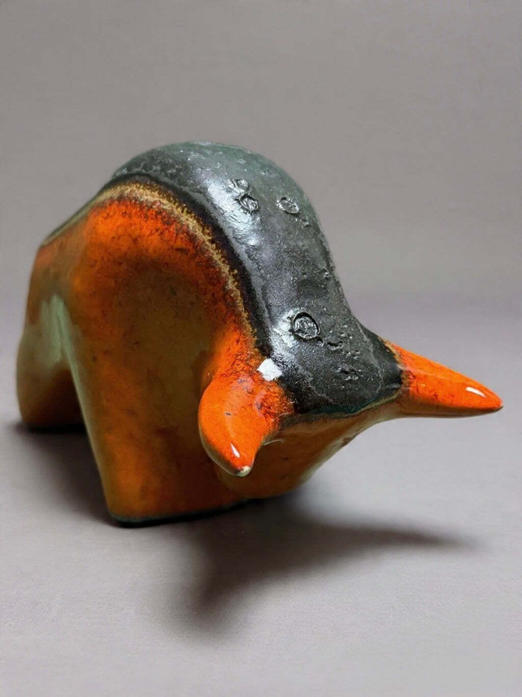 Otto Keramik Classic Ceramic Bull West German Pottery Fat Lava photo 125.0