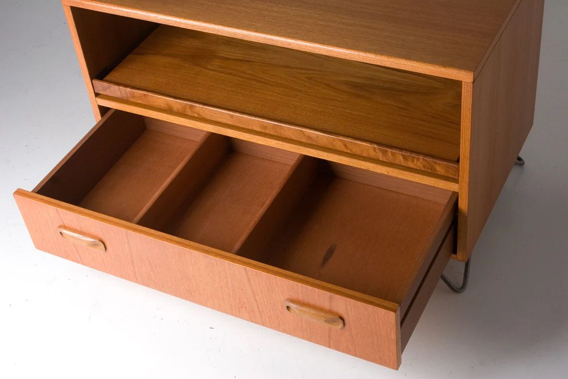 G Plan Fesco 1970s Mid Century Retro Teak Tv Media Cabinet Stand photo Furniture