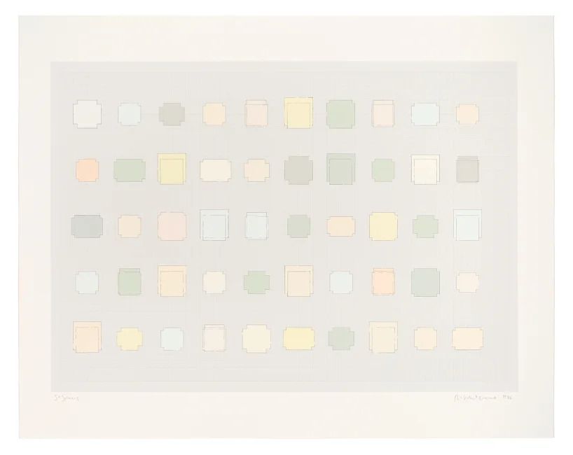 Rachel Whitread Screenprint., 2000s