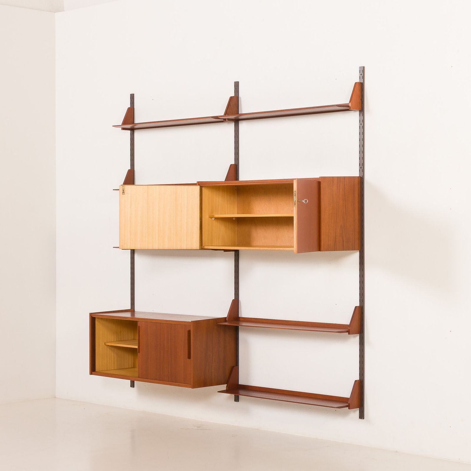 Mid Century Teak Wall Unit By Dieter Reinhold For Wk Möbel, Germany, 1960s photo buy