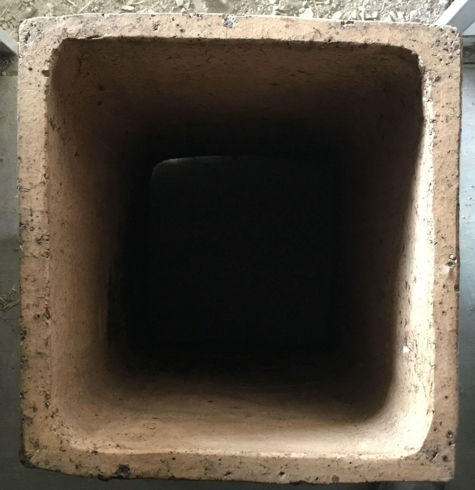 19th Century Buff Terracotta Castle Style Chimney Pot Planter photo Garden Decor