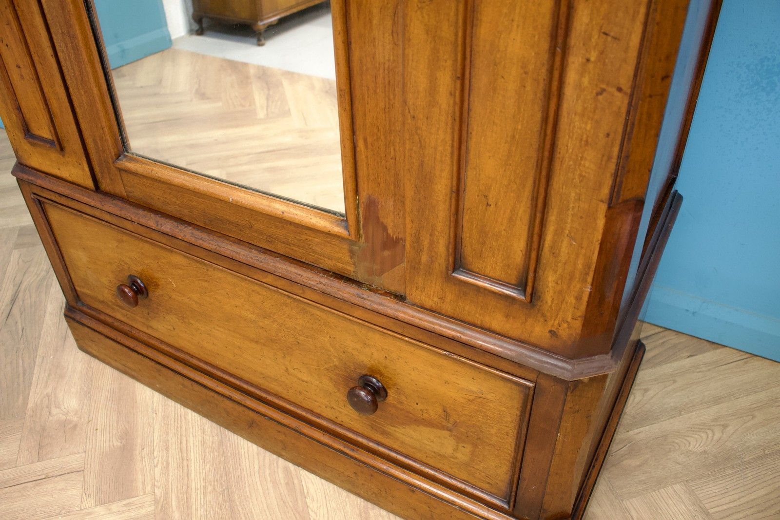 photo for sale Antique Victorian Mahogany Wardrobe, 1880s #1770