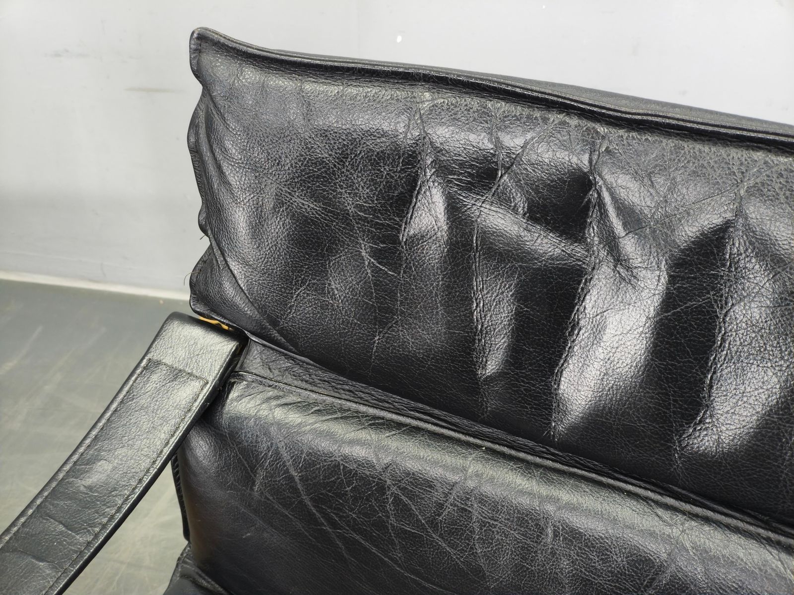 Pair Of Leather Lounge Chairs By åke Fribytter For Nelo Kroken 1960s photo vintage
