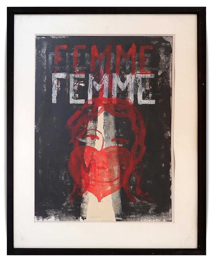 Jean Marie Planques (1932 1992) Untitled   Works On Paper   Sold As A Set photo vintage