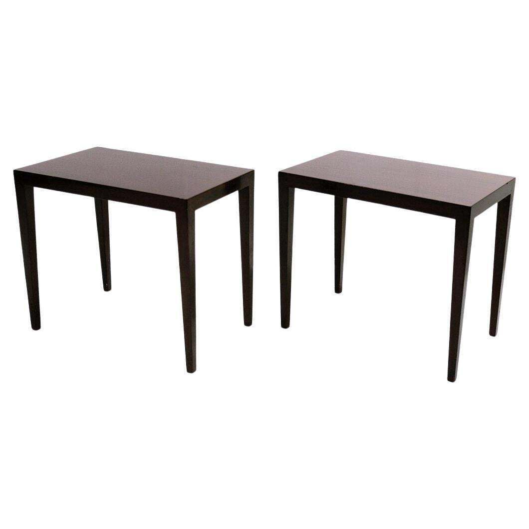 Pair Of Danish Side Tables By Severin Hansen For Haslev Furniture   1960s
