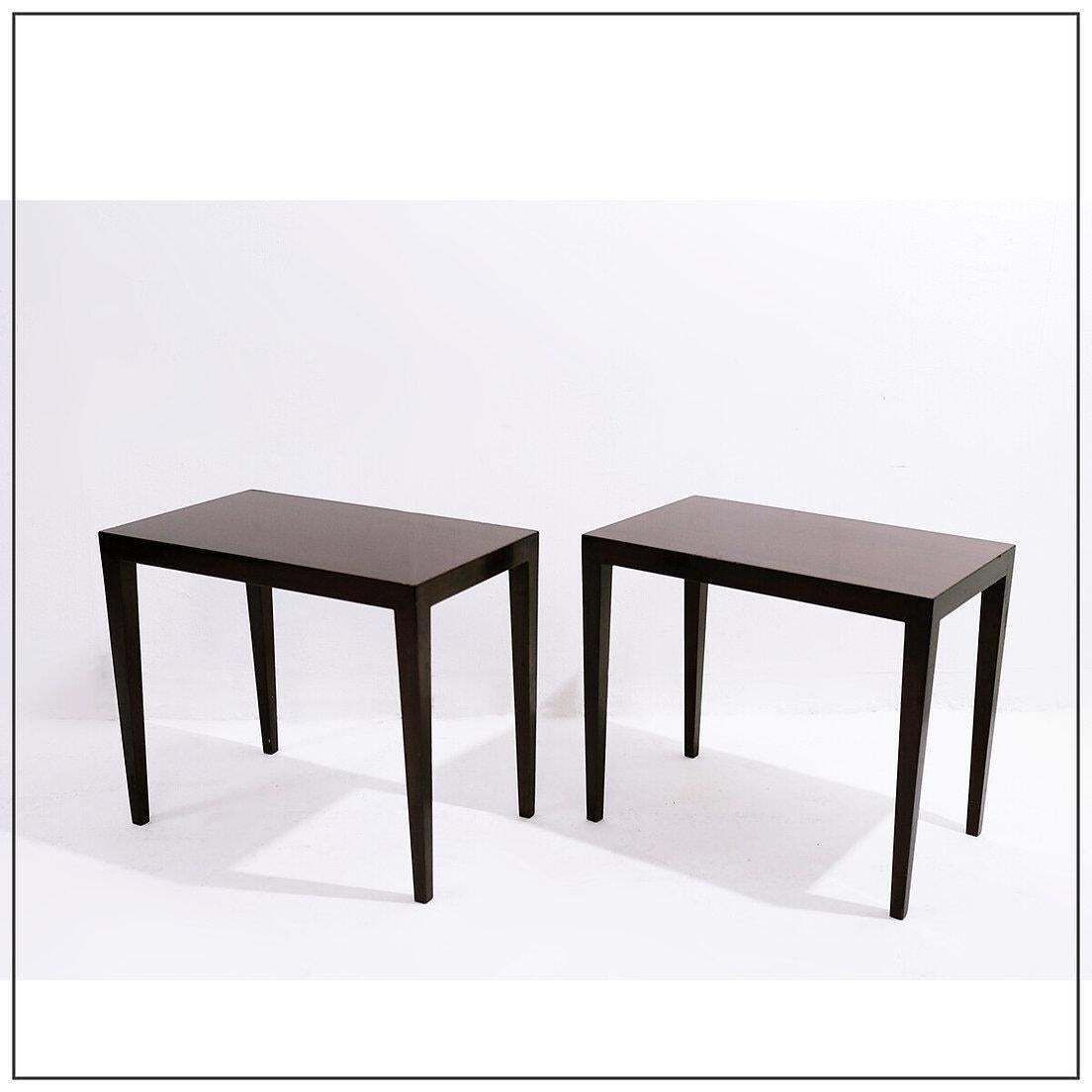 photo furniture Pair Of Danish Side Tables By Severin Hansen For Haslev Furniture   1960s