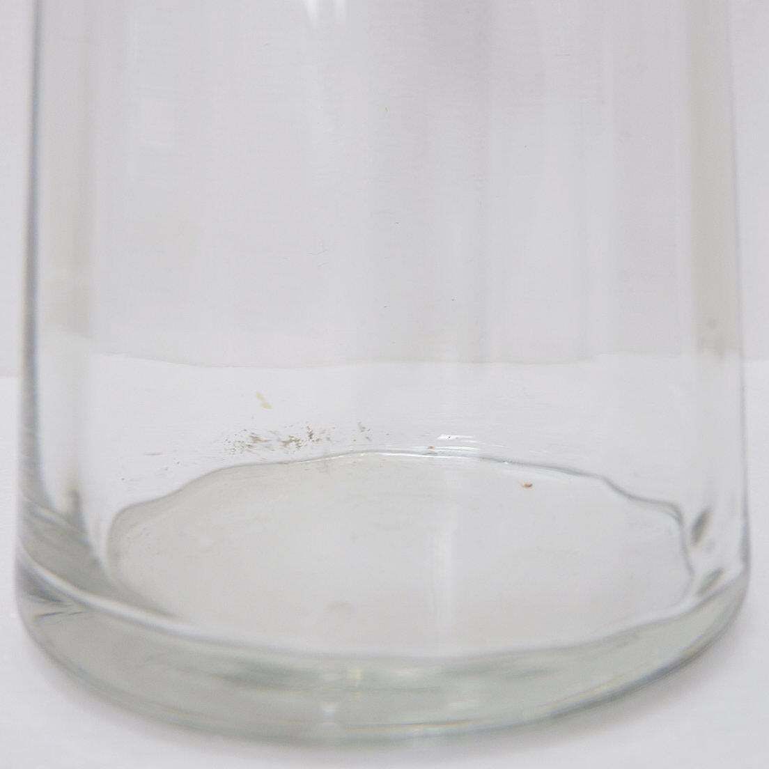 Transparent Glass Vase Attributed To Peill & Putzler   Circa 1970 photo Home Decor