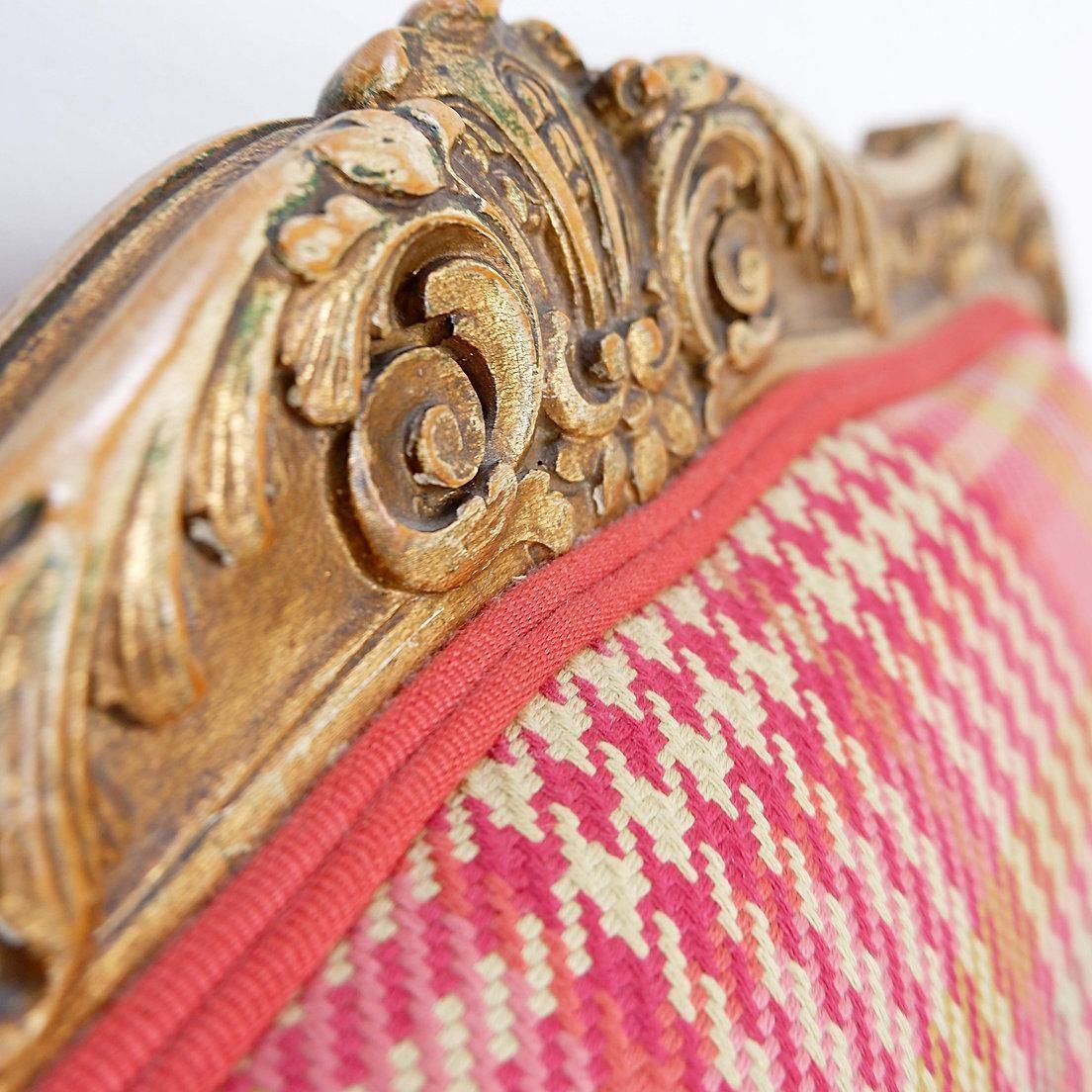 Louis XV Style Chairs, Wood And Fabric, Classic Design, 20th Century photo Furniture