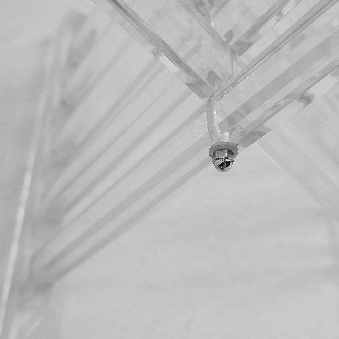581.0 "Transparence" Collection By David Lange "Dagobert" Curule Seat   1970s photo