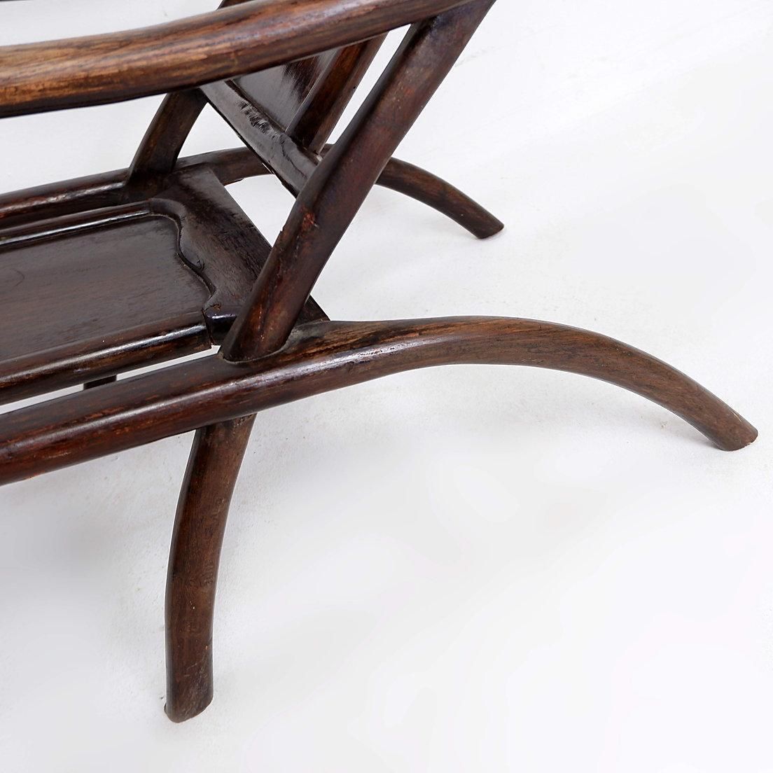 19th Century Chinese Moon Gazing Lounge Chair photo buy