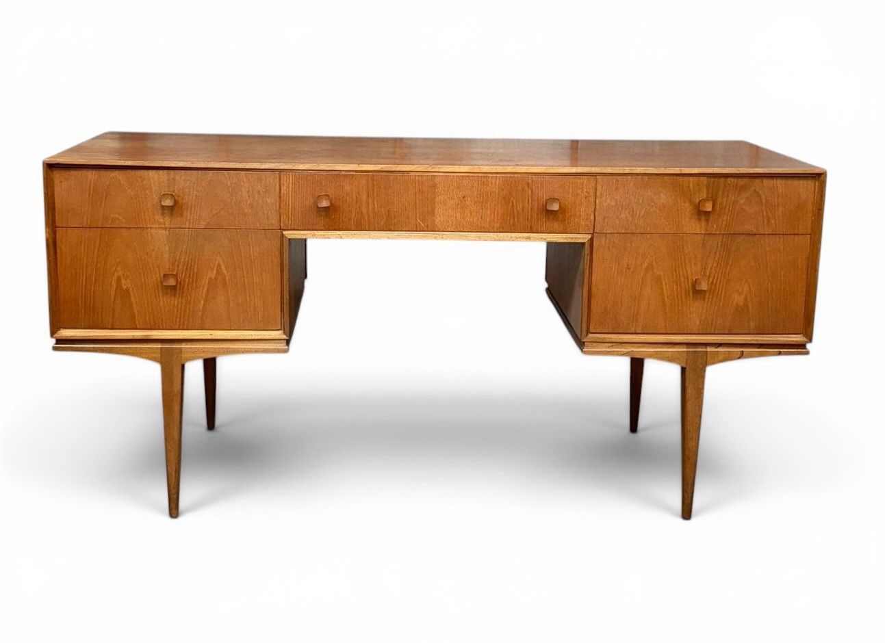 photo vinterior McIntosh Teak Desk And Matching Footstool Mid Century Mid Century C1960s Rare