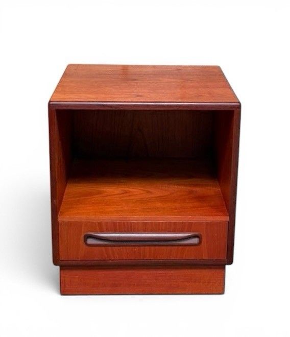 G Plan Teak And Afromsia Bedside Cupboard Fresco Mid Century Retro C1960s photo vinterior