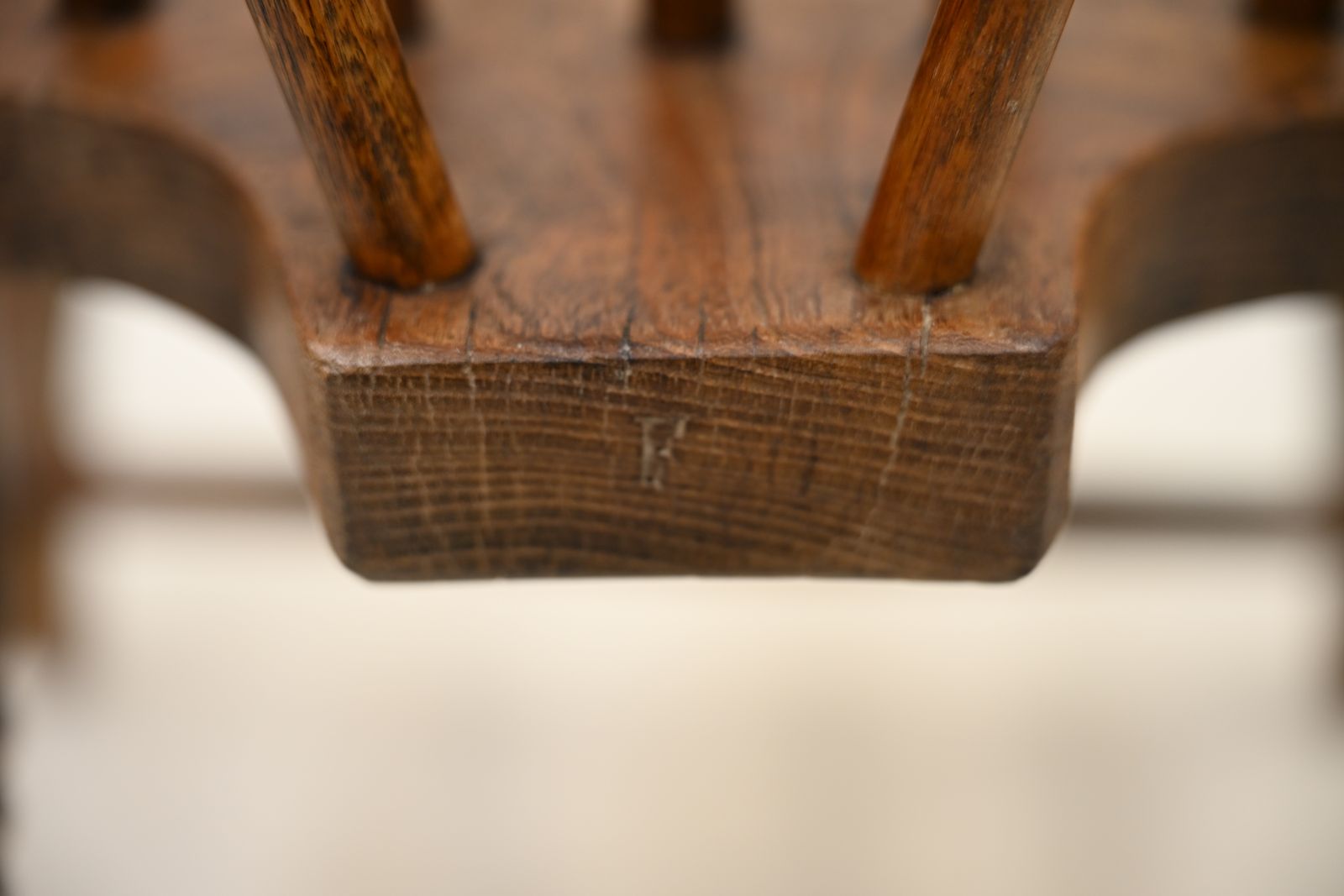photo buy Stick Back Windsor Chair Elm And Beech Antique Bow Back Carver Free* Uk Delivery