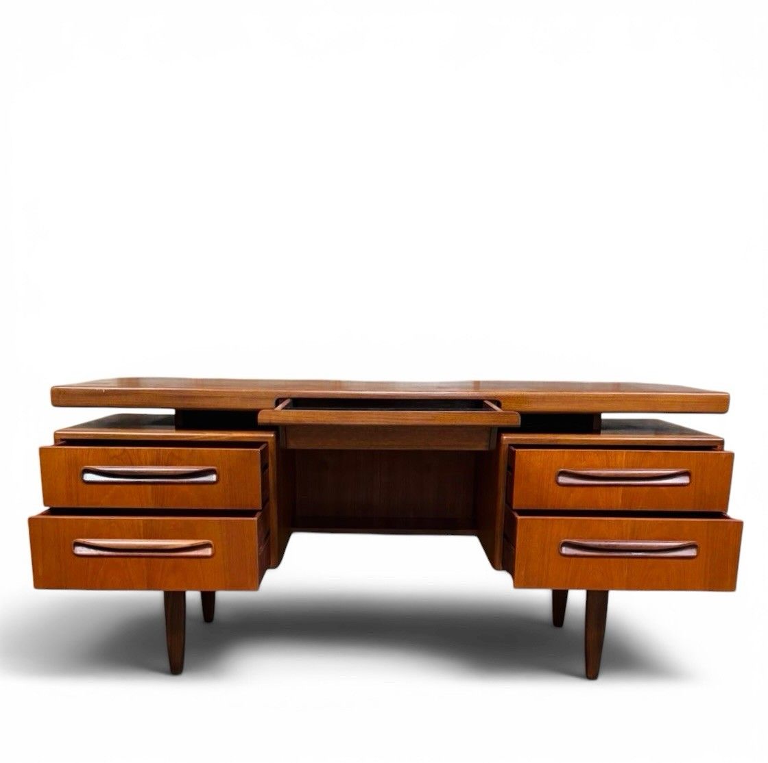 G Plan Teak Desk Fresco Mid Century Retro C1960s Floating Surface Rare photo furniture