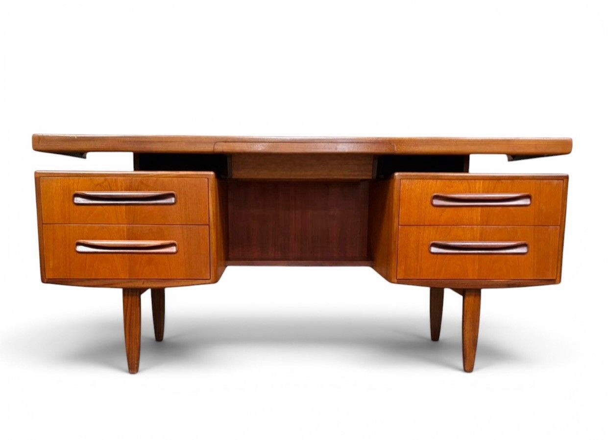 G Plan Teak Desk Fresco Mid Century Retro C1960s Floating Surface Rare photo vinterior