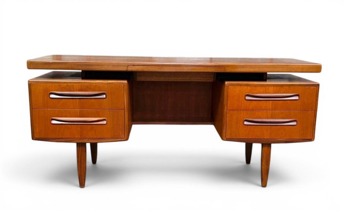 Furniture G Plan Teak Desk Fresco Mid Century Retro C1960s Floating Surface Rare photo