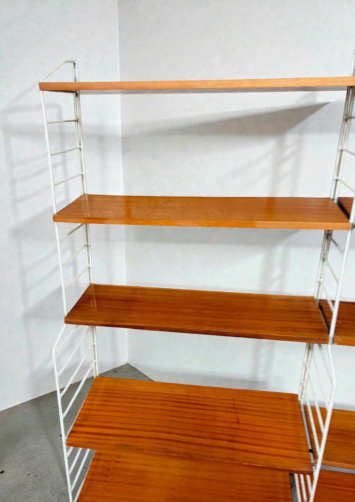 Swedish Nissie Strinning Teak Shelving System Bookcase Mid Century C1960s photo 595.0