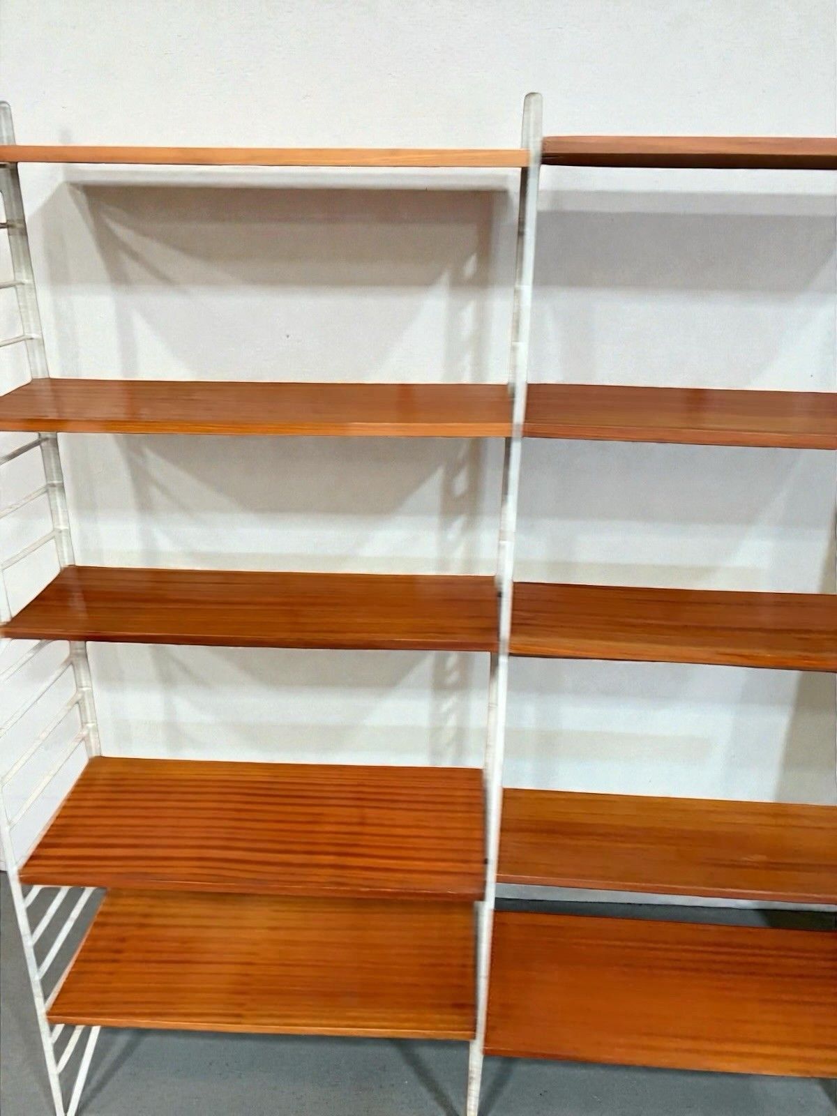 photo furniture Swedish Nissie Strinning Teak Shelving System Bookcase Mid Century C1960s