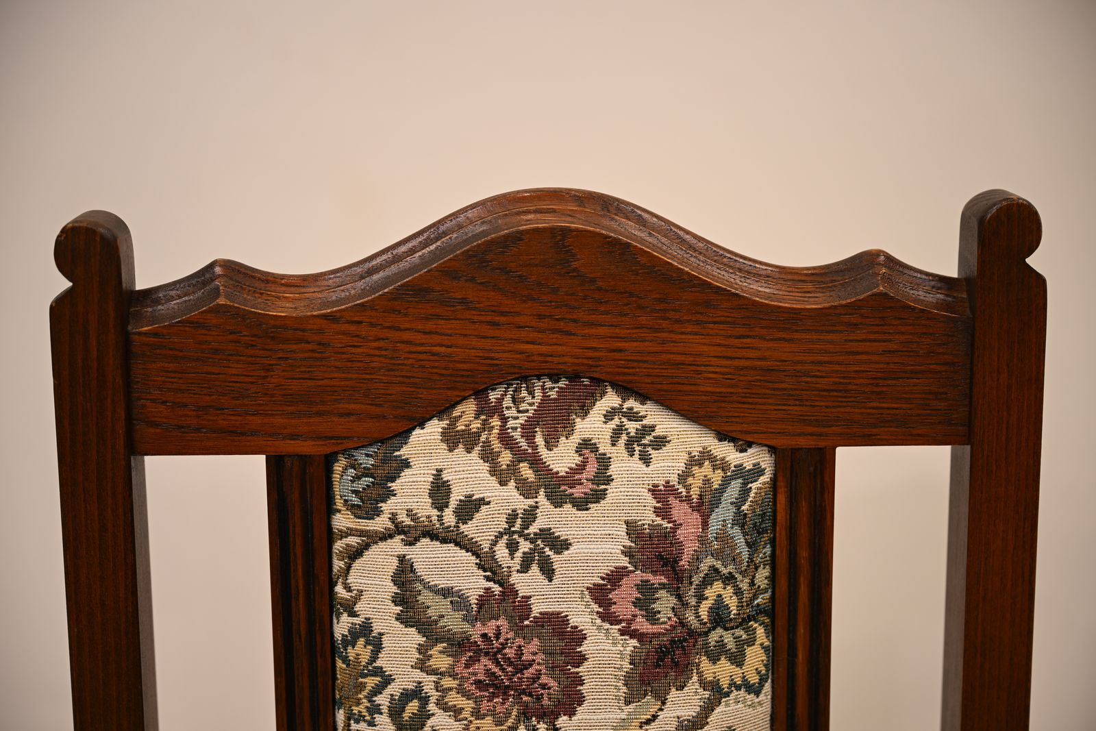 photo buy 2 Old Charm Dining Chairs Carvers Solid Oak Tudor Brown Trellis Free Uk Delivery
