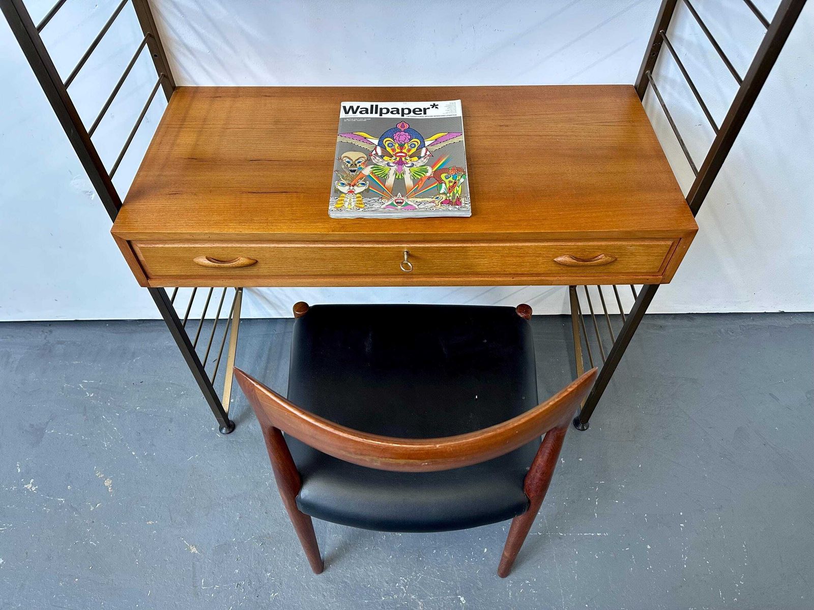Vintage 1970s Ladderax Staples Teak Shelving / Desk / Bookcase. Retro Danish Mid Century Heals photo buy