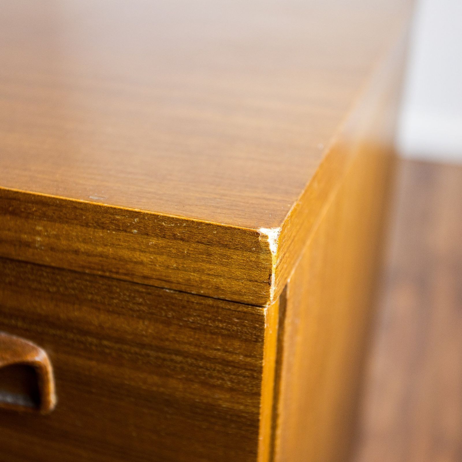Furniture Wrighton Teak Chest Of 3 Drawers photo
