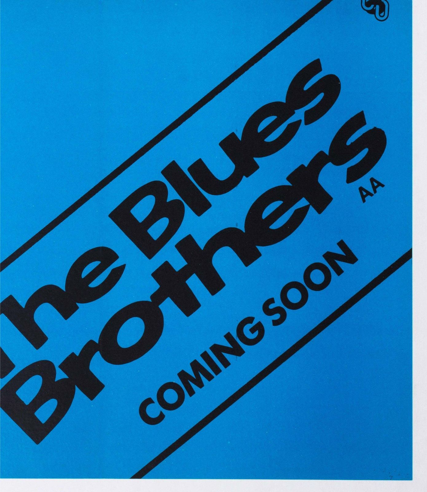 The Blues Brothers 1980 Uk Quad Advance Film Poster photo vintage