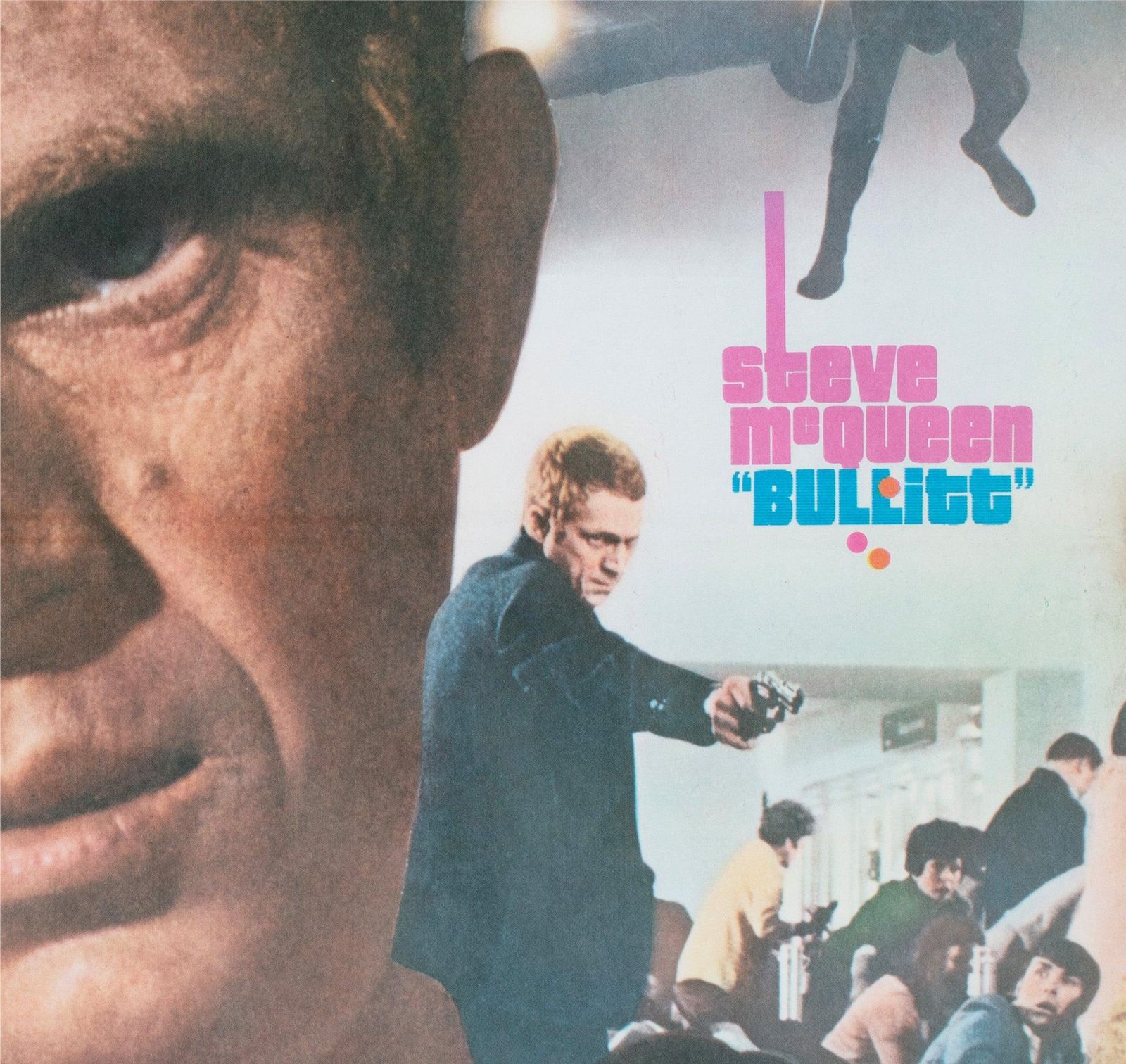 Bullitt 1969 Japanese B2 Oscars Film Poster photo vinterior