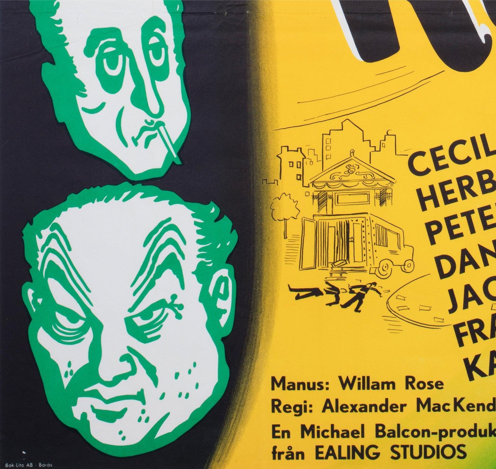 The Ladykillers 1955 Zweedse Filmposter photo buy
